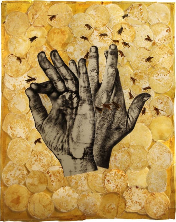 Christopher Pekoc, Joined III with Bees, 2016