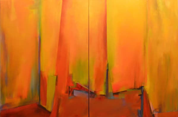 Kathleen Hammett, Facing South (diptych), 2014