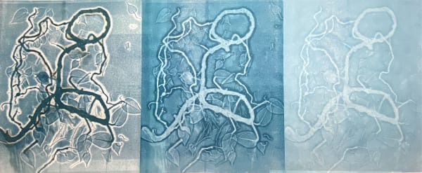 Lisa Schonberg, Pothos Interplay #1-#3, 2023