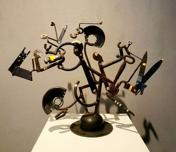 David L. Deming 15. Sheer Madness, 2017 David L. Deming mixed media, tools 21 x 25 x 7 in