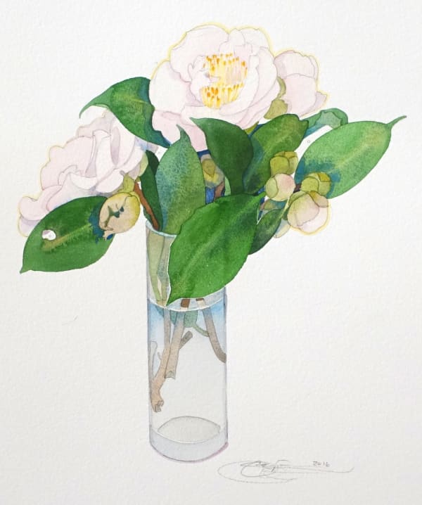 Gary Bukovnik, Camellia I (Pink), 2016