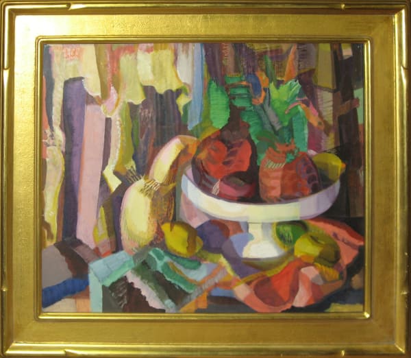 Clara Deike, E503 Still Life with Fruit in White Compote, 1935