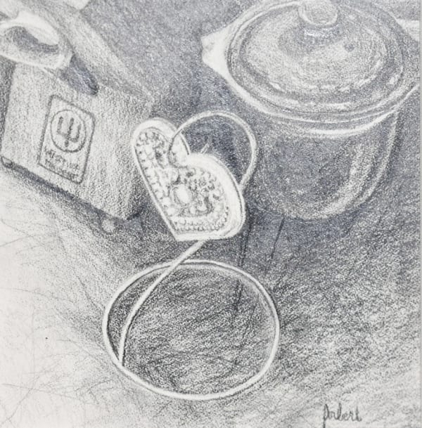 Mary Lou Ferbert, Study for Gamma's Heart I, 1996