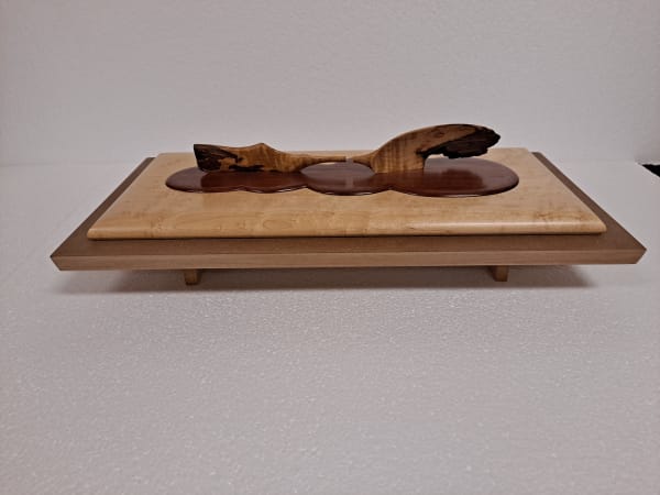 Jim Daigle 22. Untitled, 2009 wood, fiberwood, metal, shellac & wax 4.25 x 16 3/8 x 8 1/8 in