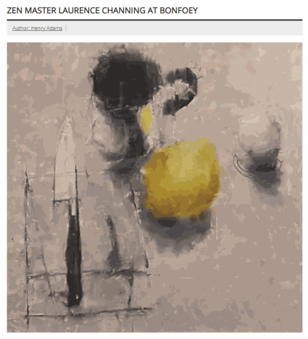 Henry Adams on Laurence Channing at Bonfoey