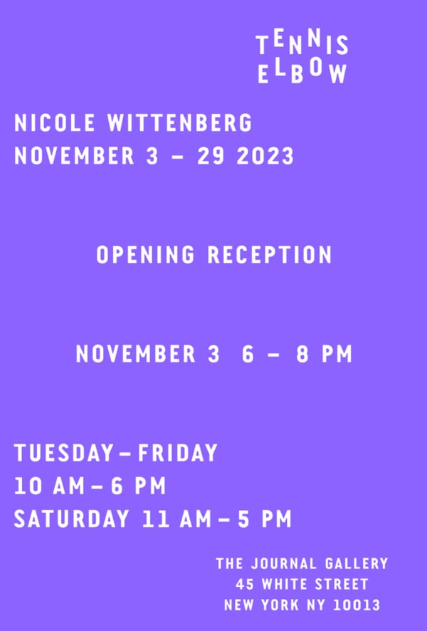 Invitation for Nicole Wittenberg Tennis Elbow 125