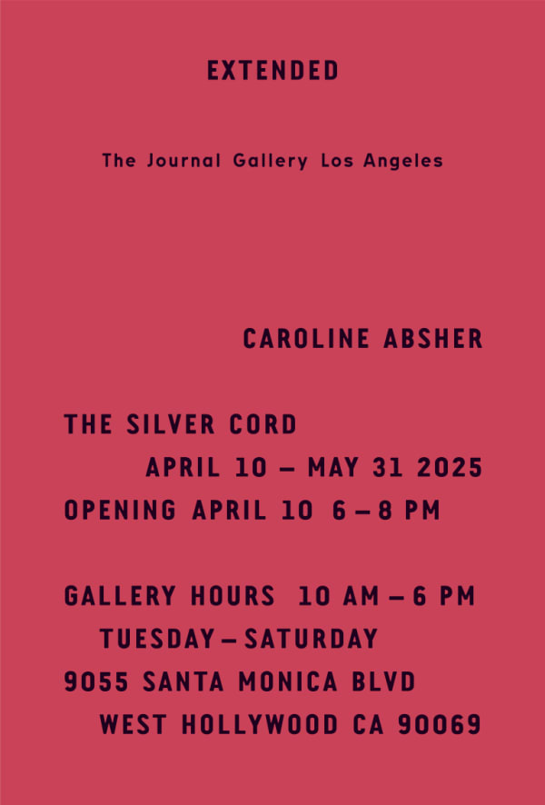 Invitation for Caroline Absher: the silver cord 2025