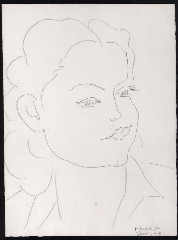 Henri Matisse Portrait de Femme 1947