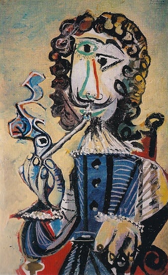 Pablo Picasso, Homme à la pipe (Man with a Pipe) (Sold), 1968
