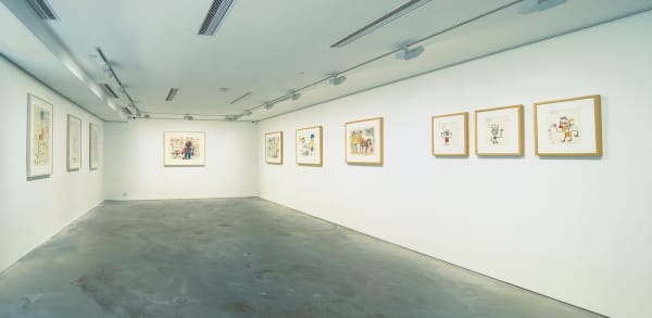 Jean-Michel Basquiat Works on Paper Installation view