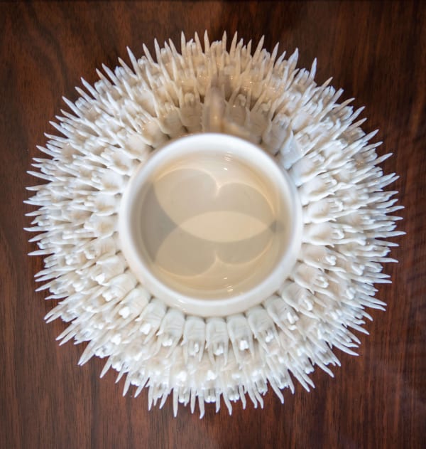 Tresor Presents 2018 Buddha Hands Cup And Saucer Triple Row 2007 Peter Ting Chen Wei H6X 17Cm Dehua Porcelain 01