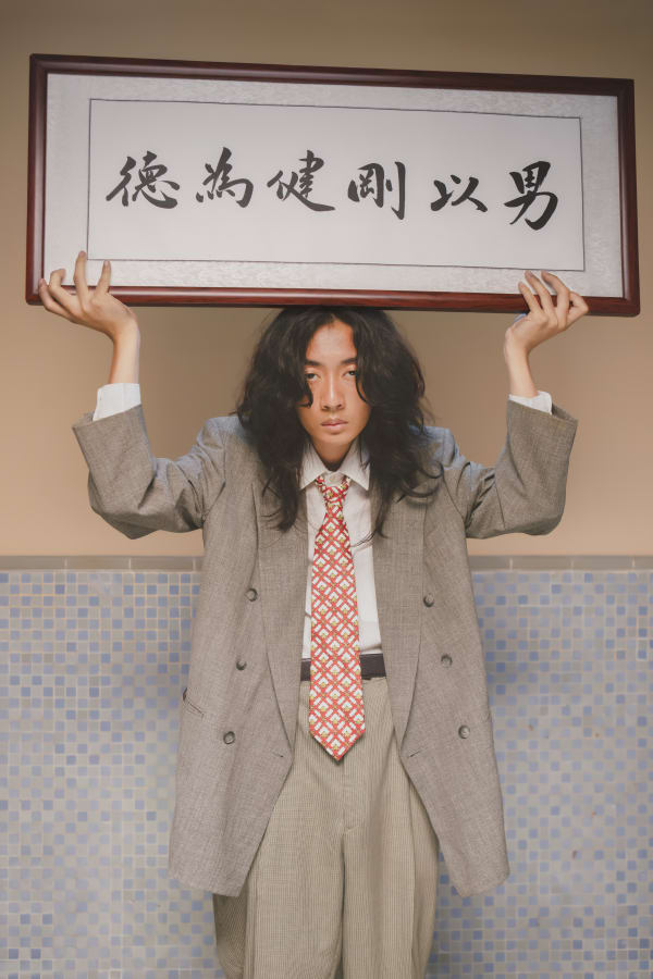 黃孟雯, 遊蕩 - 男以剛健為德, 2022 Huang Meng-Wen, Wandering - Men should best be robust, 2022