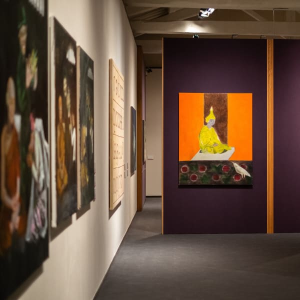 藝術家薩望翁．雍維現正於義大利拉吉安蒂基金會舉辦個展「緬甸：薩望翁．雍維身處緬甸與歐洲之間的創作」