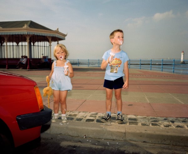Martin Parr - Ice cream girl, New Brighton, England, 1983-85