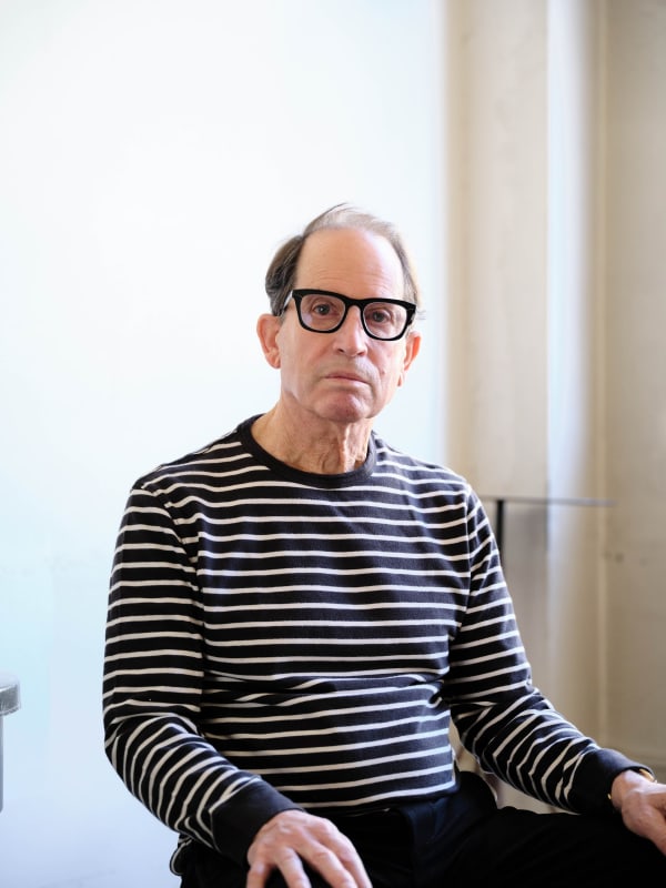 Artist Peter Schlesinger in his Manhattan studio. Image by Nicholas Calcott