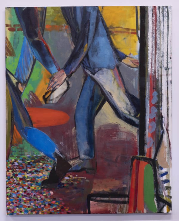 Clarke He Spoke Of Butterflies 2019 150 X 120 Cm Huile Sur Lin