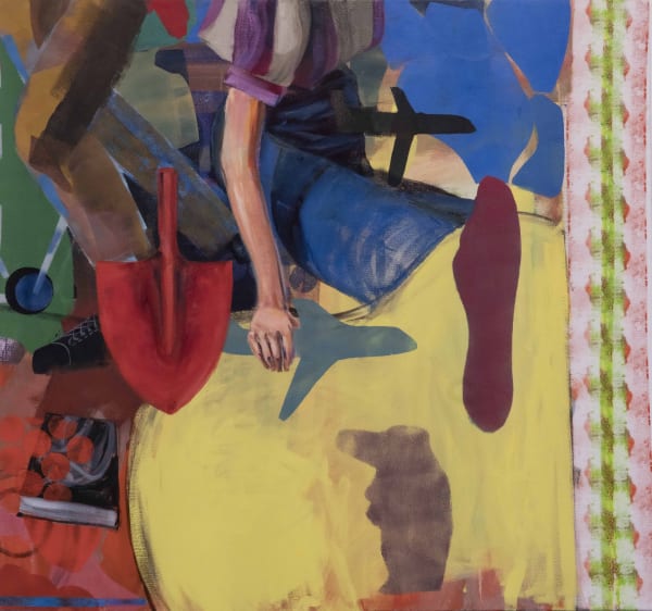 Daniel Clarke 2019 Oil On Linen 140 X 150 Cm Bliss Sparkling Sand