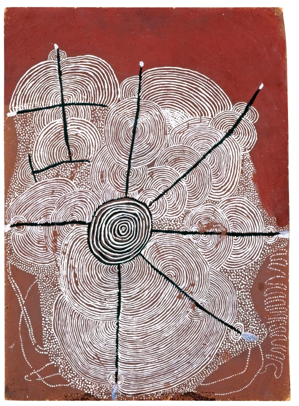 Shorty Lungkarta Tjungurrayi, Children’s Water Dreaming (Version 2) [formerly Water Story], 1972