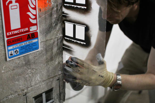 Façade sociale - Solo show by EVOL UN-SPACED Espace éphémère- 18 Rue de l'Hôtel de Ville, 75004 Paris - Vernissage le 17/02/2022