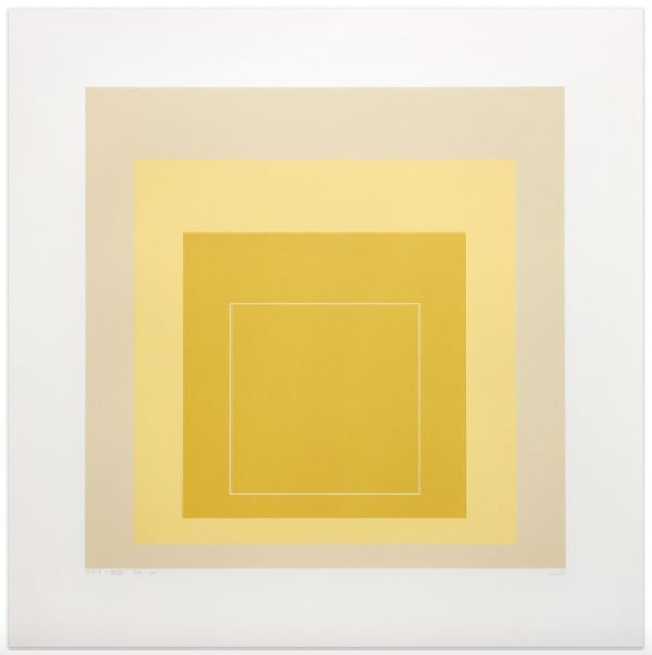 Josef Albers, White Line Square XVII, 1967