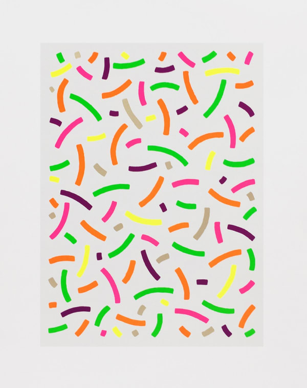 Osvaldo Mariscotti, Curves (Positive), 2019