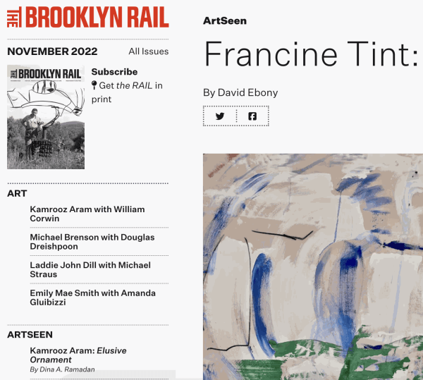 Francine Tint: Life in Action