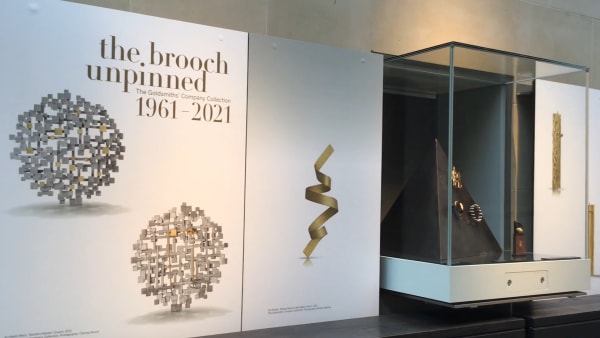 Brooch Unpinned Installation View