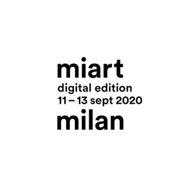Miart digital fair logo exhibiting sculptural jewellery by artist Ute Decker