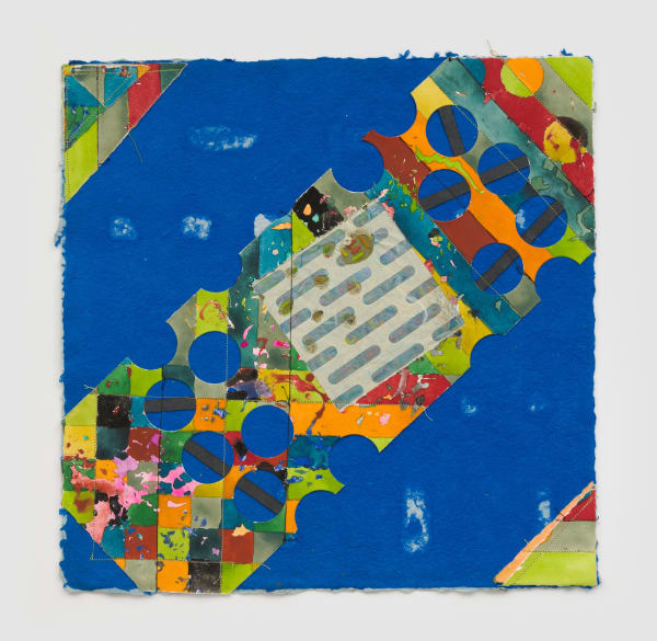Untitled, c. 2001 Acrylic, thread, HMP paper, manufactured paper 17 1/4 x 17 1/4 in 43.8 x 43.8 cm (ALS 361)