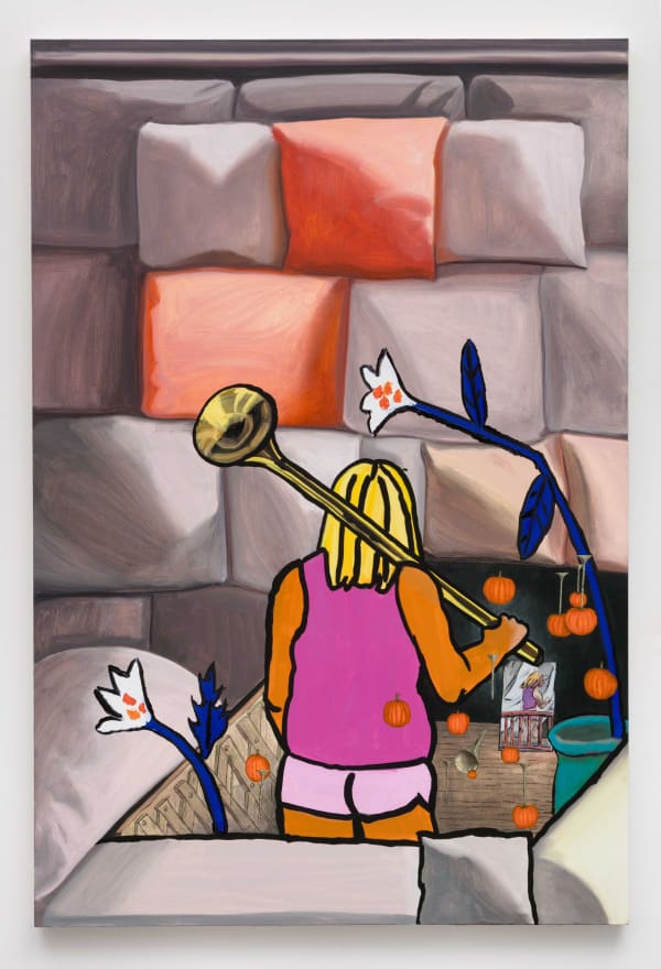 Anna Glantz Polar Bath 2016 Oil on canvas 70 x 47 inches (177.8 x 119.38 cm) AGl 8