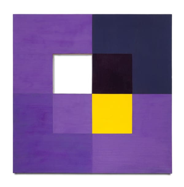 Harvey Quaytman VBVV, 1985 Acrylic on canvas 48 x 48 inches (121.9 x 121.9 cm)