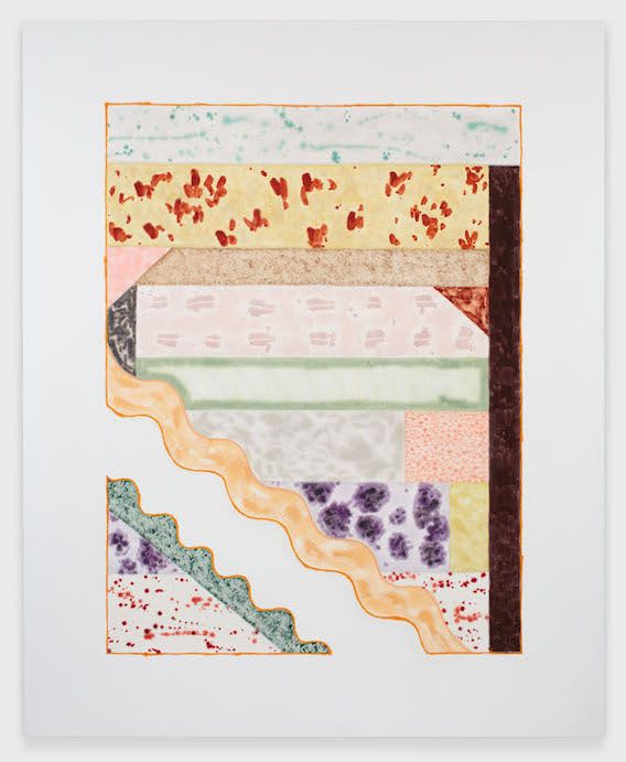 Rebecca Morris Untitled (#12-15) 2015 Oil on canvas 104 x 85 inches (264.2 x 215.9 cm) RMo 2