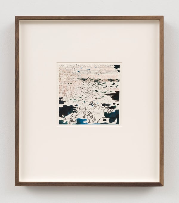 El Foco, 2023 Ink and pencil on paper 5 x 5 1/8 in 12.8 x 12.9 cm