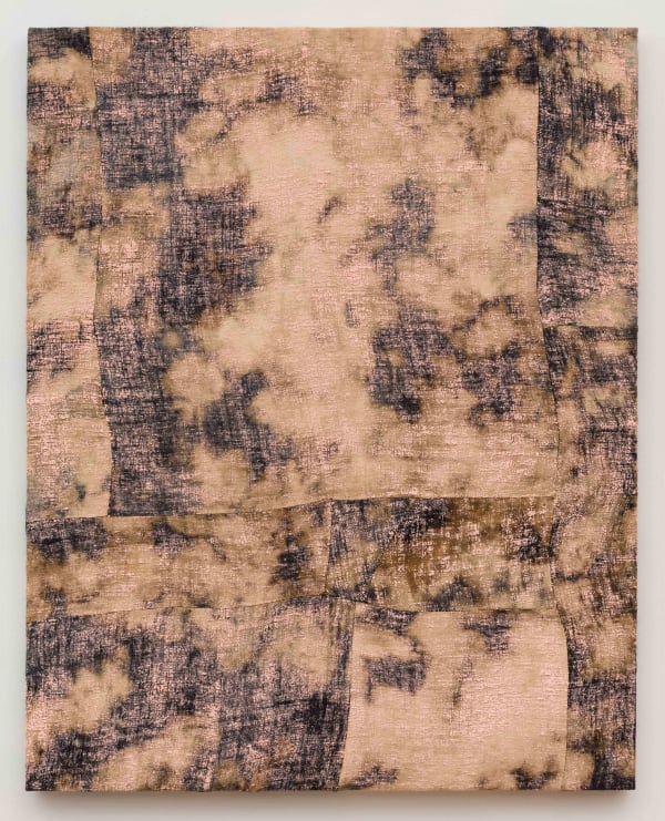 Porosity (Limit of Accommodation) 2015 Acrylic, dye and burlap 60 x 48 inches (152.4 x 121.9 cm) ENe 126
