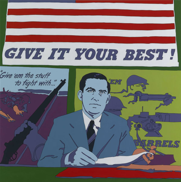 Mr. William E. Warne 2011 Acrylic on canvas 39.4 x 39.4 inches (100 x 100 cm) LRu 14