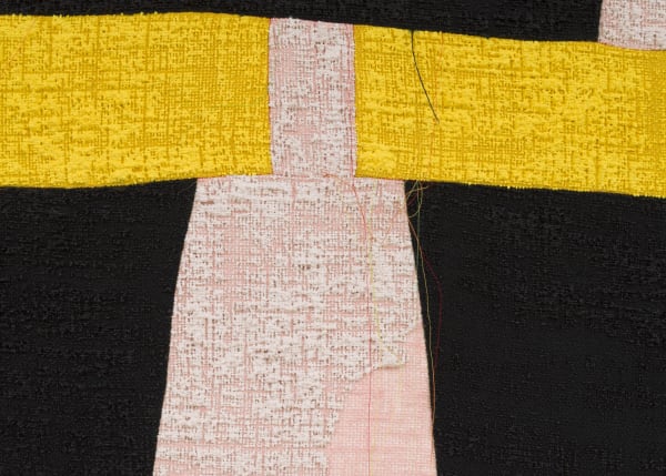 Argonauts [detail], 2022 Acrylic, dye and burlap 68 x 79 in 172.7 x 200.7 cm