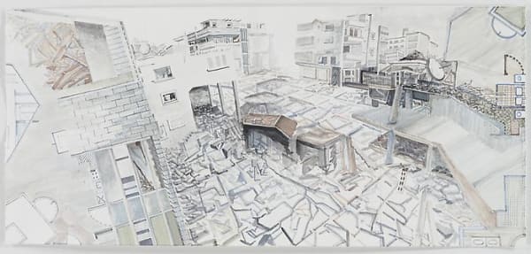 KR22, 2010 Watercolor on paper 10 x 22 inches (25.4 x 55.9 cm)