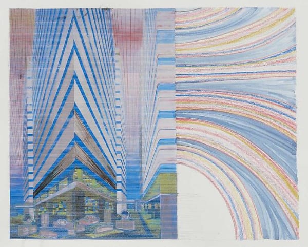 KR14, 2009 Inkjet, watercolor and colored pencil on paper11 3/4 x 16 5/8 inches (29.8 x 42.2 cm)