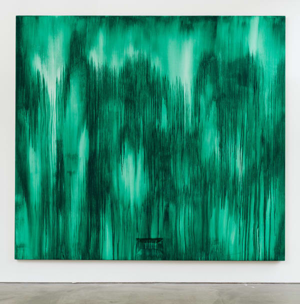 Moira Dryer Captain Courageous, 1990 Acrylic on panel 78 x 86 inches (198.1 x 218.4 cm) Private Collection