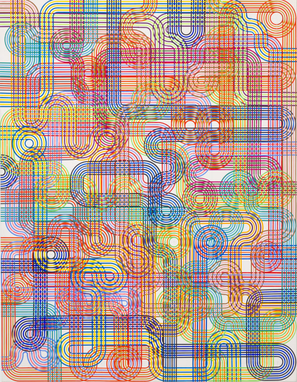 Caetano de Almeida A Violonista, 2014 Acrylic on canvas 86.6 x 66.9 inches (220 x 170 cm)