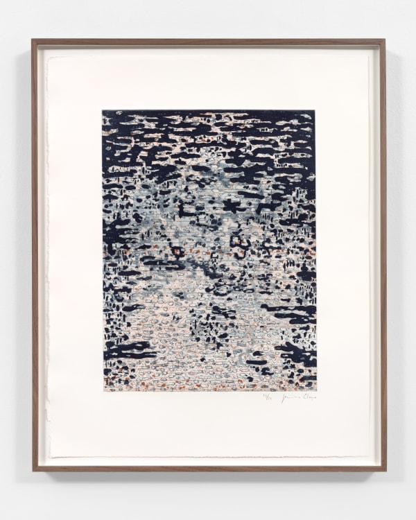 Three Fires 1, 2017 Etching, aquatint, flat bite, spit bite and dry point on Zerkall-Büttenof 300gr. 21.65 x 17.52 inches (55 x 44.5 cm) Sheet: 55 x 44.5 cm (21.7 x 17.5 in) 2 copper plates: 38 x 29.5 cm (15 x 11.6 in) Edition of 14