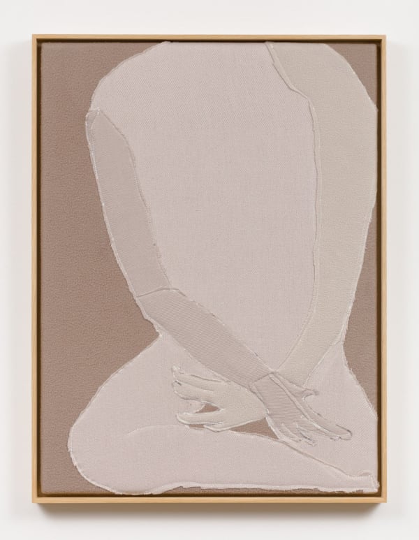 Alessandro Teoldi Untitled (British Airways and Air France) 2016 Airline inflight blankets, framed 24 x 18 inches (61 x 45.7 cm) AlTe 11
