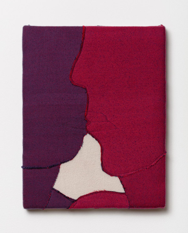 Alessandro Teoldi Untitled (China Eastern Airlines and AirFrance) 2017 Airline inflight blankets 14 x 11 inches (35.6 x 27.9 cm) AlTe 12