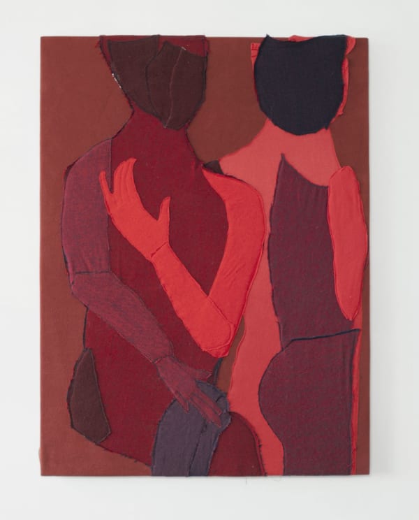 Alessandro Teoldi Untitled (Alitalia, Avianca, Delta, AirEuropa, American Airlines and Iberia) 2016 Airline inflight blankets 40 x 30 inches (101.6 x 76.2 cm) AlTe 10