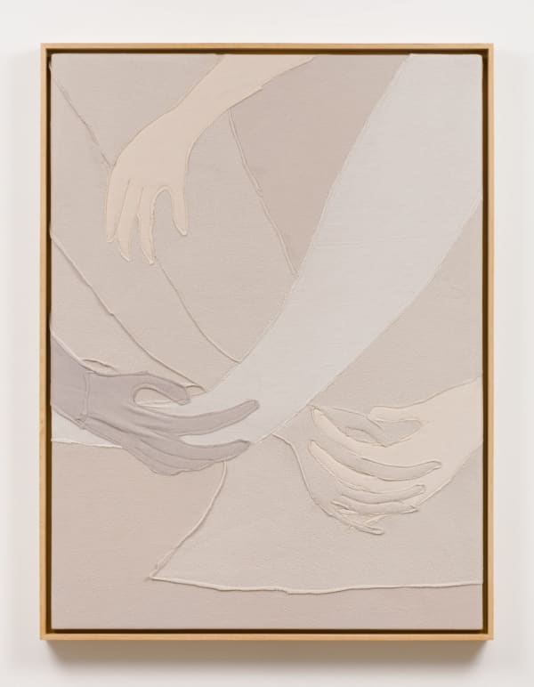 Alessandro Teoldi Untitled (Four AirFrance) 2017 Airline inflight blankets, framed 40 x 30 inches (101.6 x 76.2 cm) AlTe 14