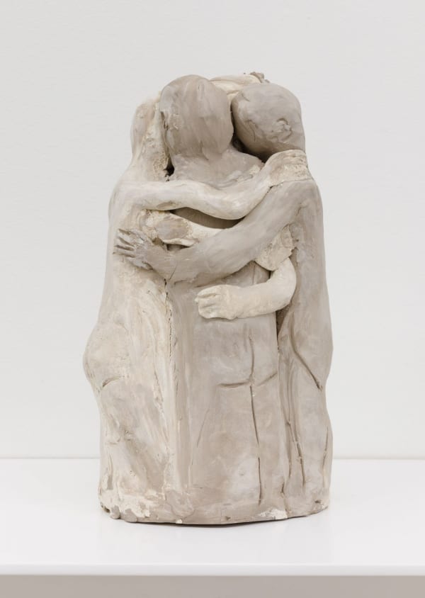 Alessandro Teoldi Hug 2017 Air dry clay 8 1/2 x 4 1/3 inches (21.6 x 11 cm) AlTe 24
