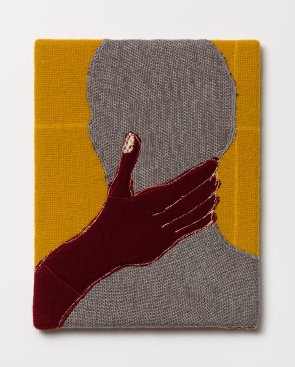 Alessandro Teoldi Untitled (United, Air Europa and Northwest) 2016 Airline Inflight Blankets 14 x 11 inches (35.6 x 27.9 cm) AlTe 17