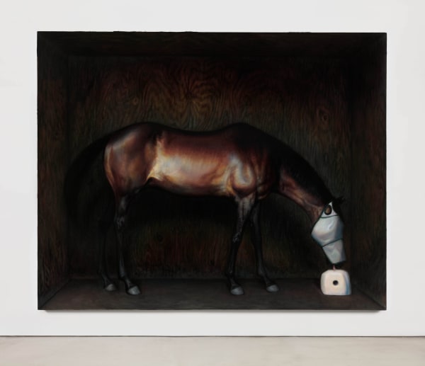 TM Davy horse (xox) 2016 Oil on linen 79 x 99 inches (200.7 x 251.5 cm) TMD 231