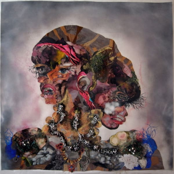Works by Wangechi Mutu and Chris Ofili are featured in The Infinite Woman at Fondation Carmignac