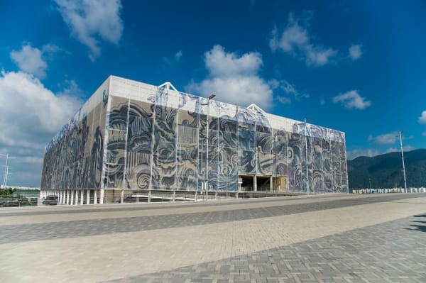 Adriana Varejão's Olympic Aquatic Stadium commission for Rio 2016 is unveiled